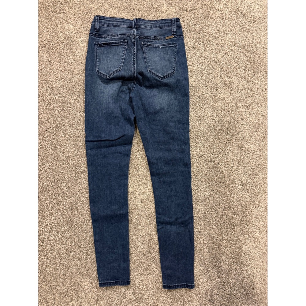 KanCan Jeans Womens 5/26 Blue Skinny KC6009DH High Rise Stretch Denim - Picture 2 of 10